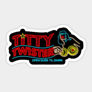 Titty Twister Sticker